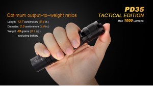 Fenix PD35 - Tactical - Negru